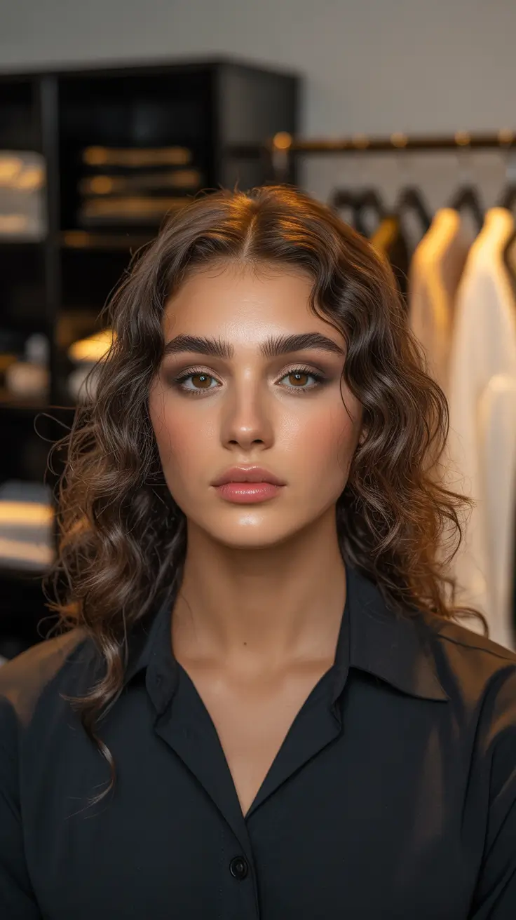 Latest haircut styles 2026 Modern Curly Volume