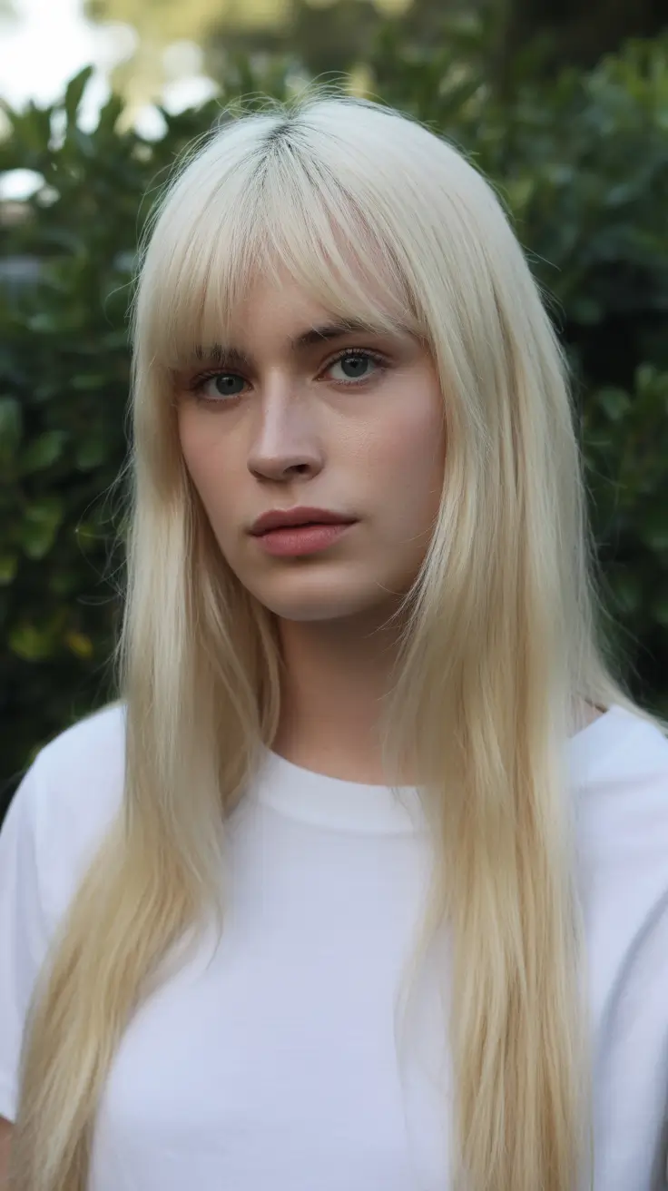 Latest haircut styles 2026 Soft Platinum Layers