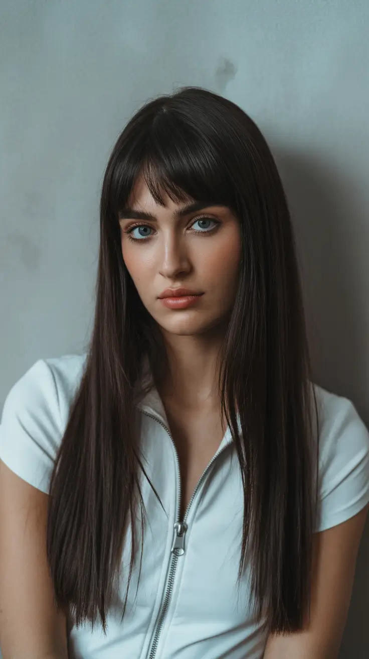 Latest haircut styles 2026 Soft Layers with Micro Fringe