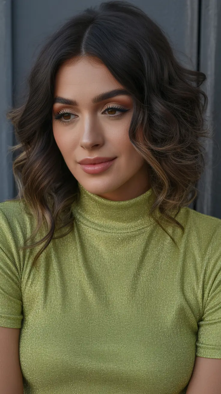 Latest haircut styles 2026 Soft Curly Bob With Volume