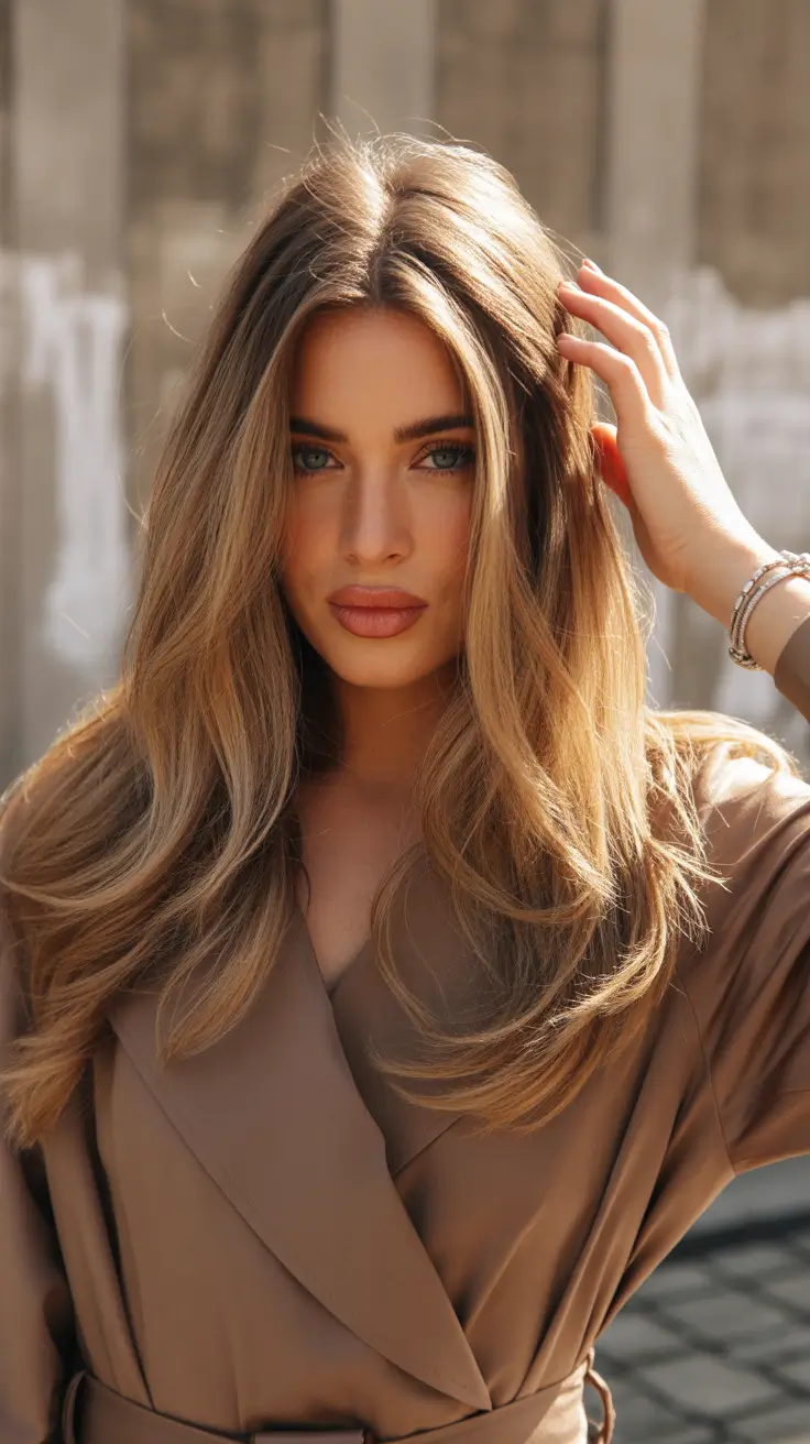 Latest haircut styles 2026 Golden Long Layers