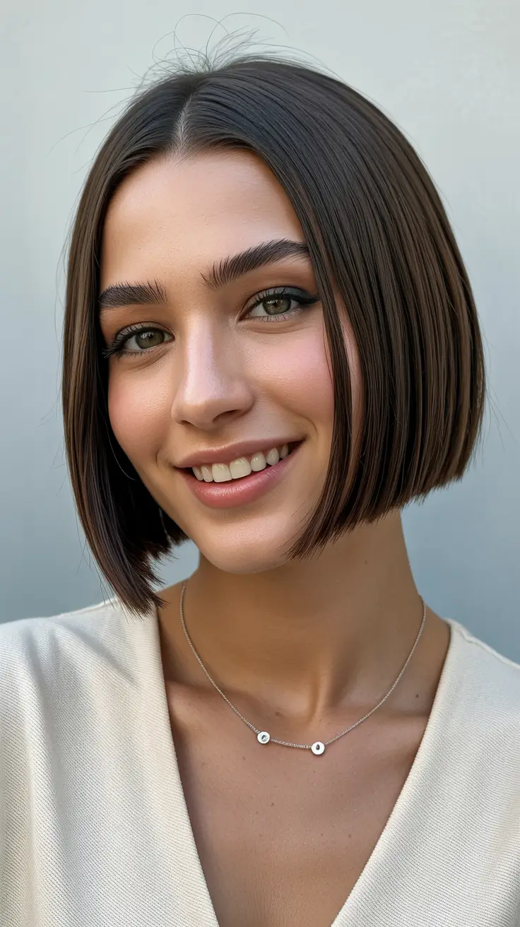 Modern bob haircut styles 2026 Playful Micro Bob with Youthful Energy
