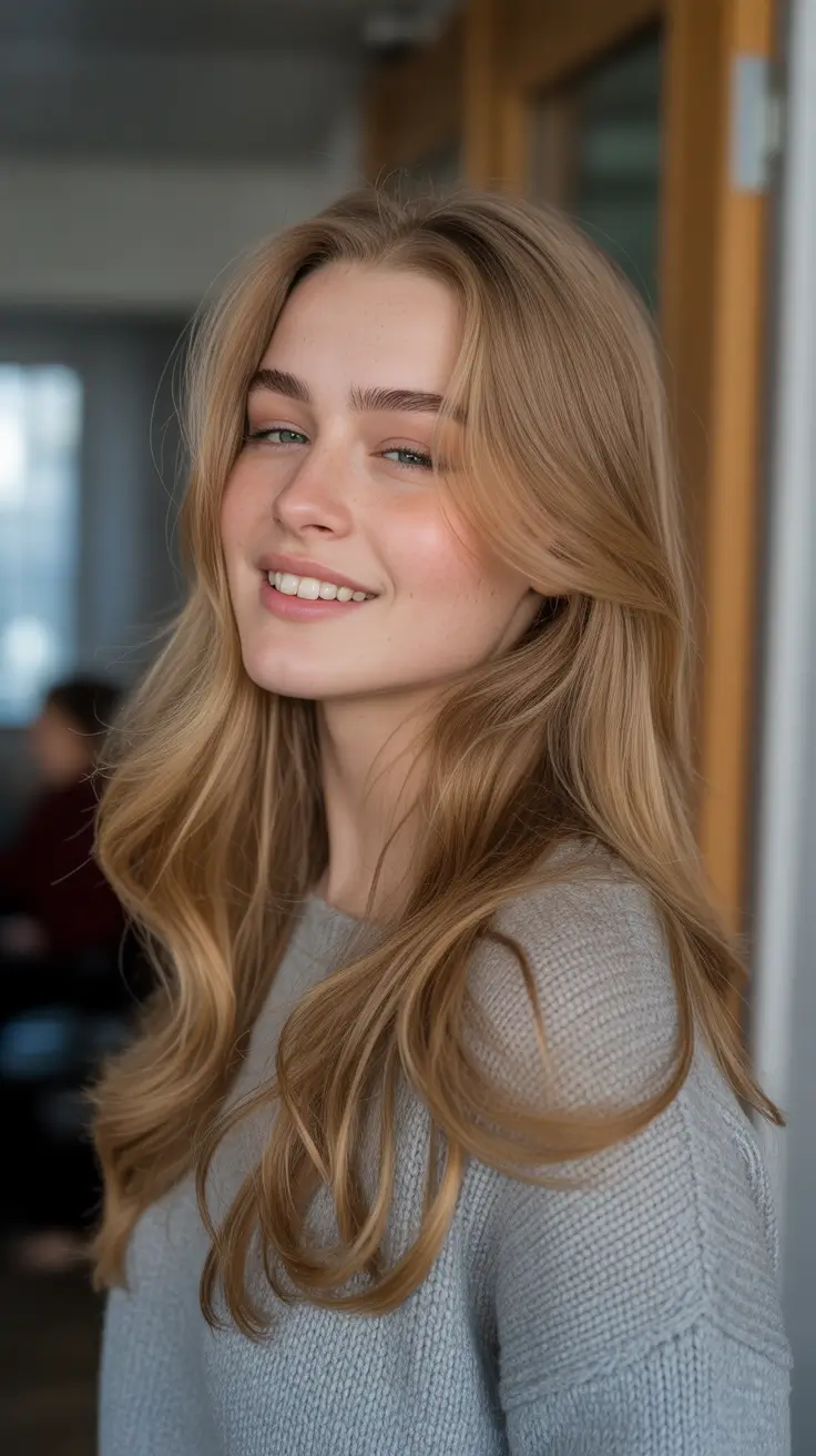 Modern hair color palette 2026 Honey Wheat Blonde