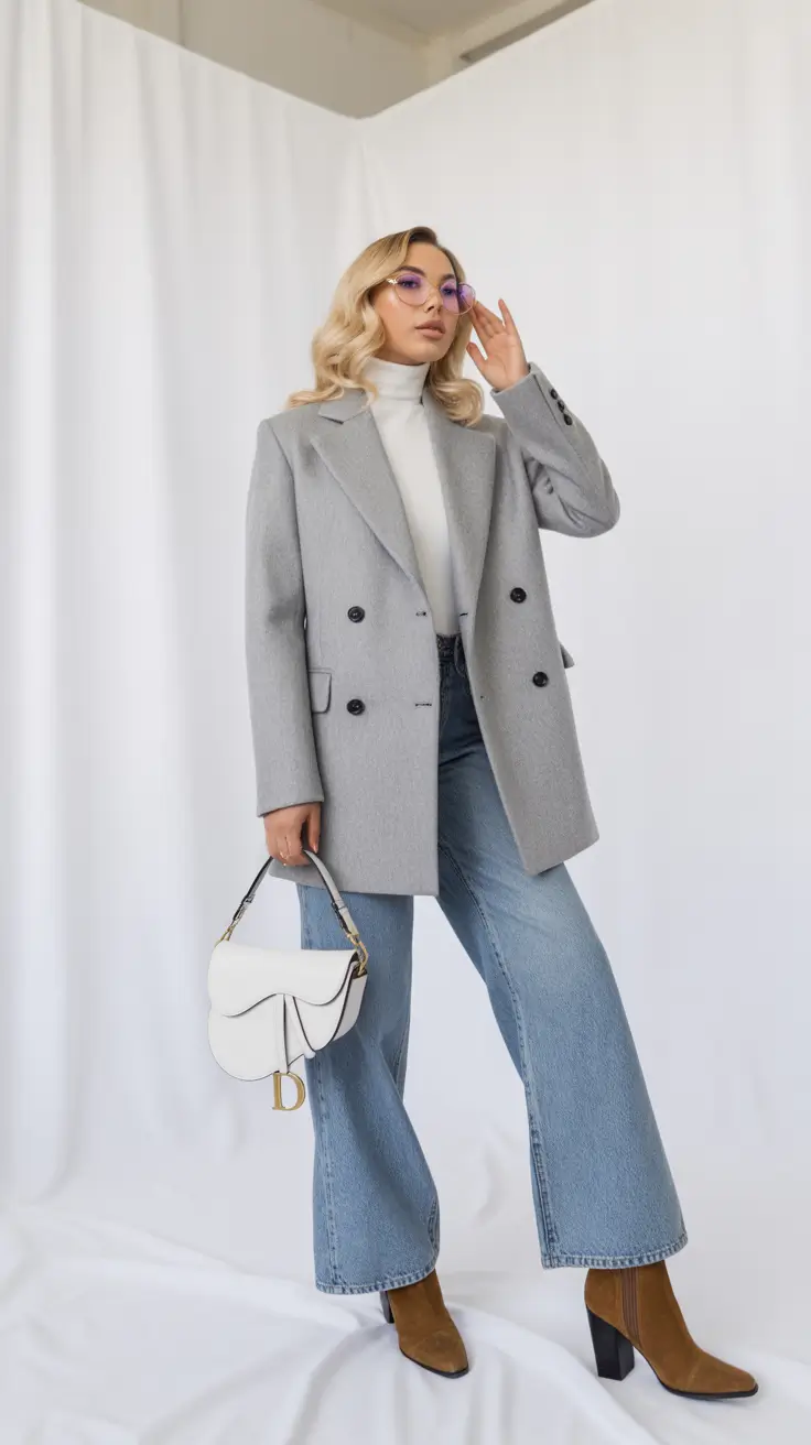 Office outfits for women for work 2026 Soft Gray Revival