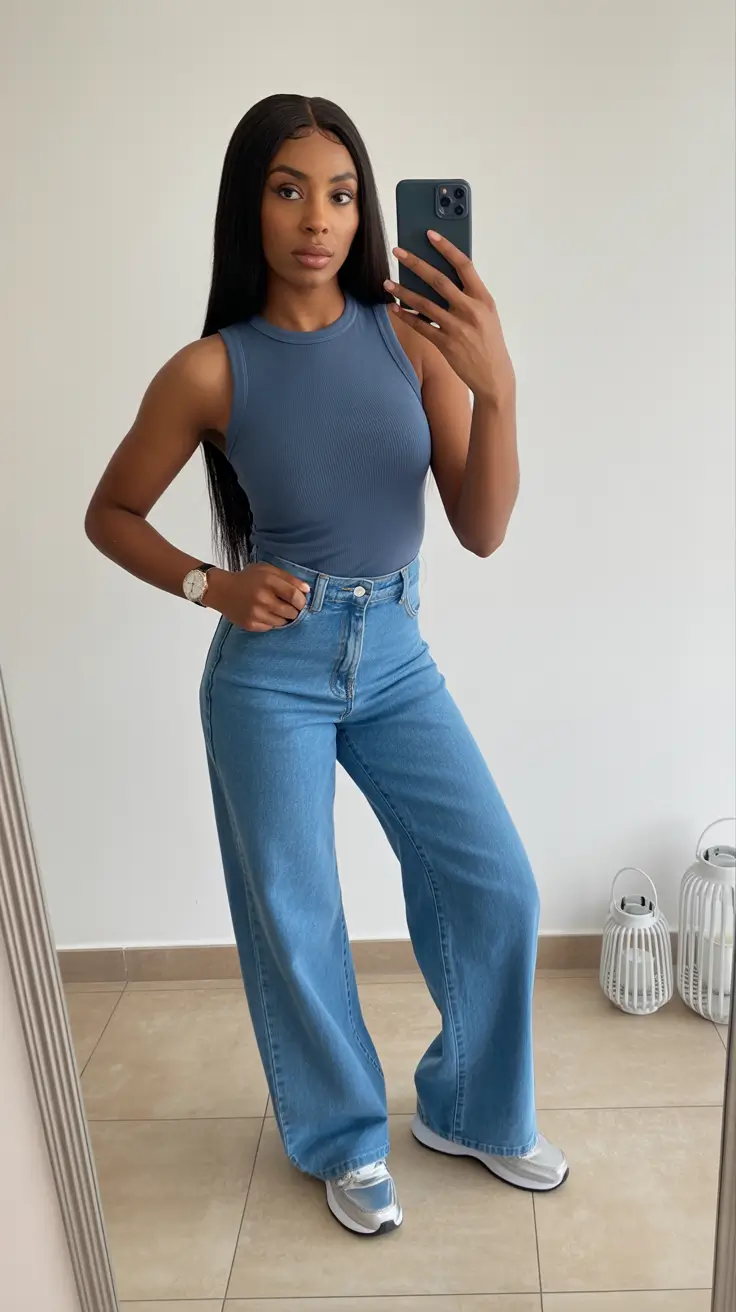 Outfit ideas for Black women 2026 Modern Denim Ease