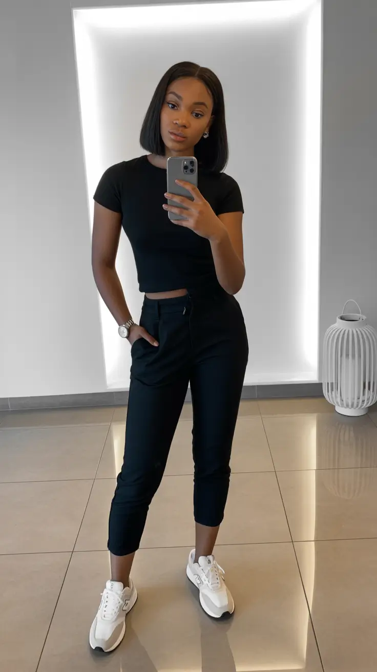 Outfit ideas for Black women 2026 Minimalist Confidence