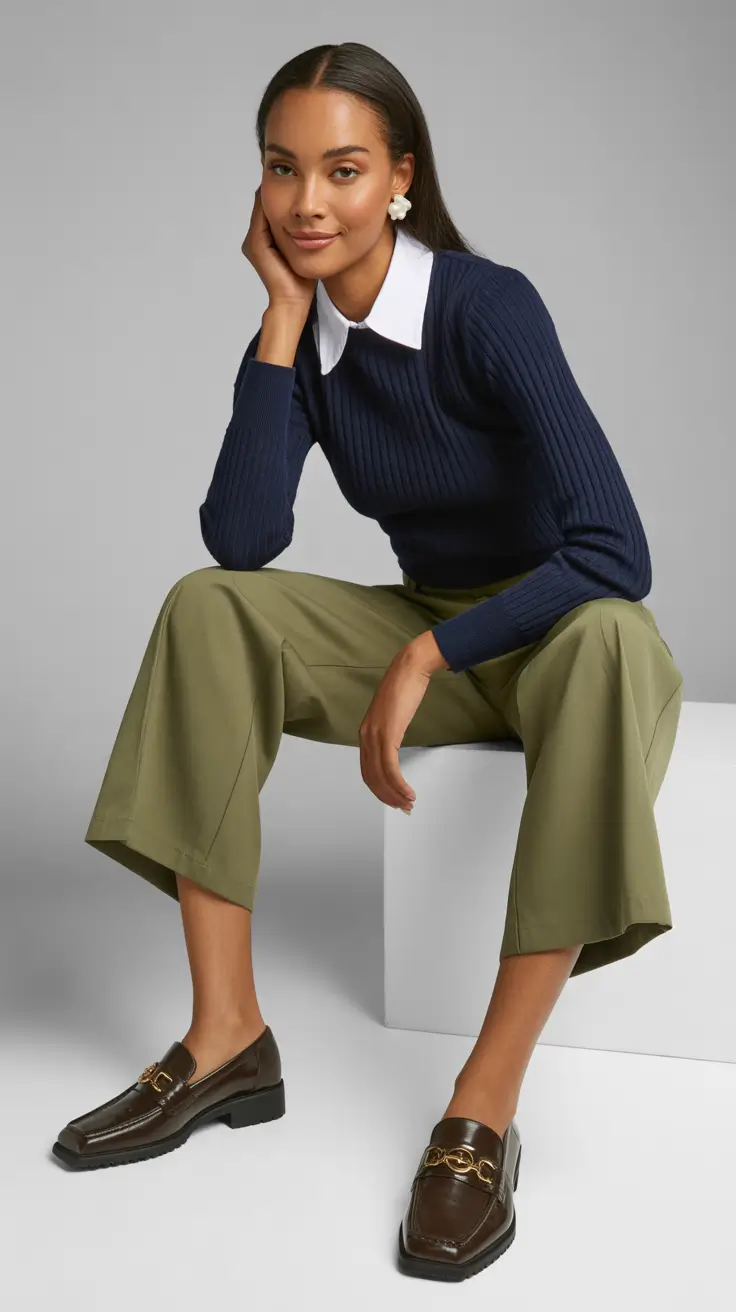 Outfit ideas for Black women 2026 Preppy Revival