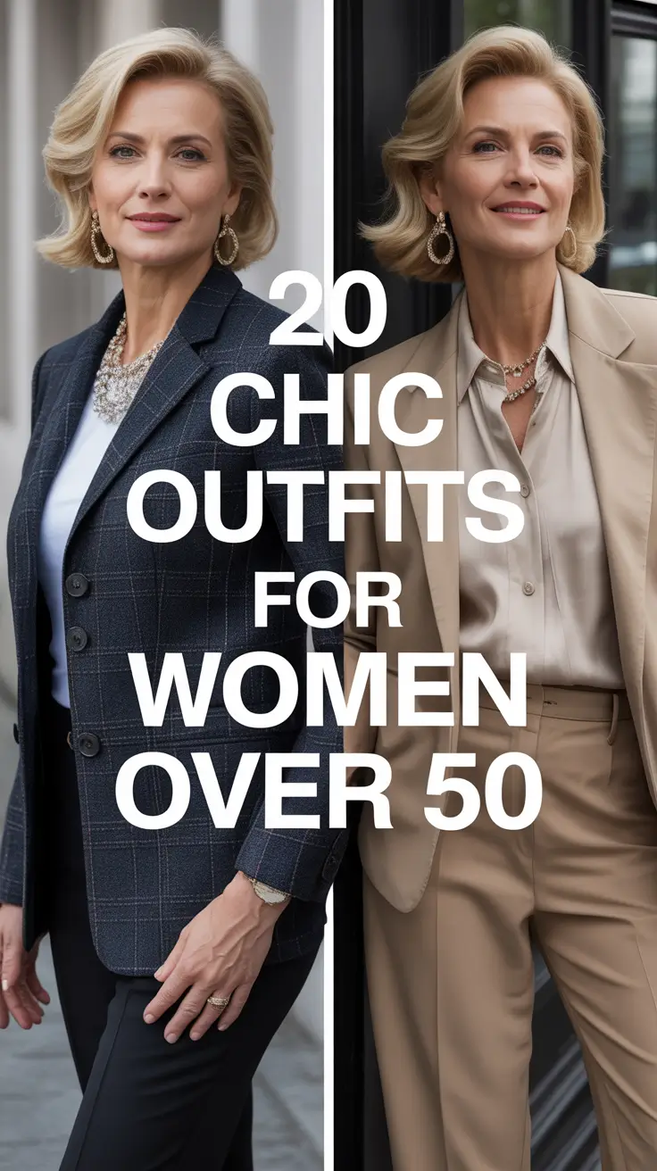 Chic Outfits for Women Over 50 in 2026: Classic and Modern Looks That Feel Effortless