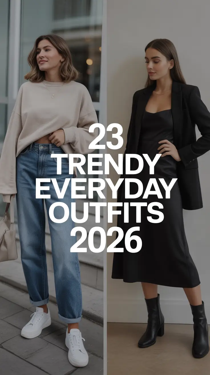 Trendy Everyday Outfits 2026: Chic, Classy & Casual Outfit Ideas for Modern Women