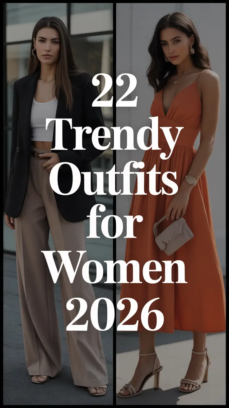 Trendy Outfits for Women 2026: Simple, Classy & Easy Style Inspo for Every Season