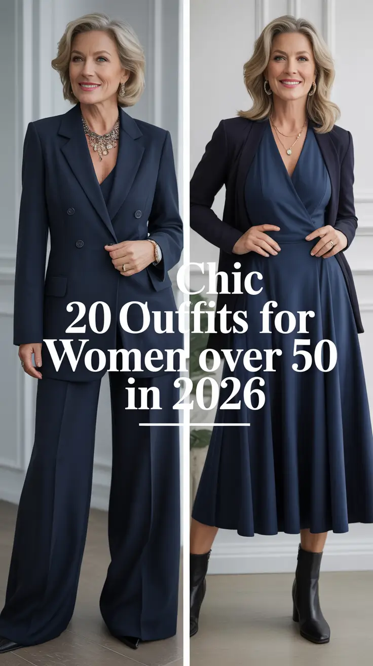 Chic Outfits for Women Over 50 in 2026: Classic and Modern Looks That Feel Effortless