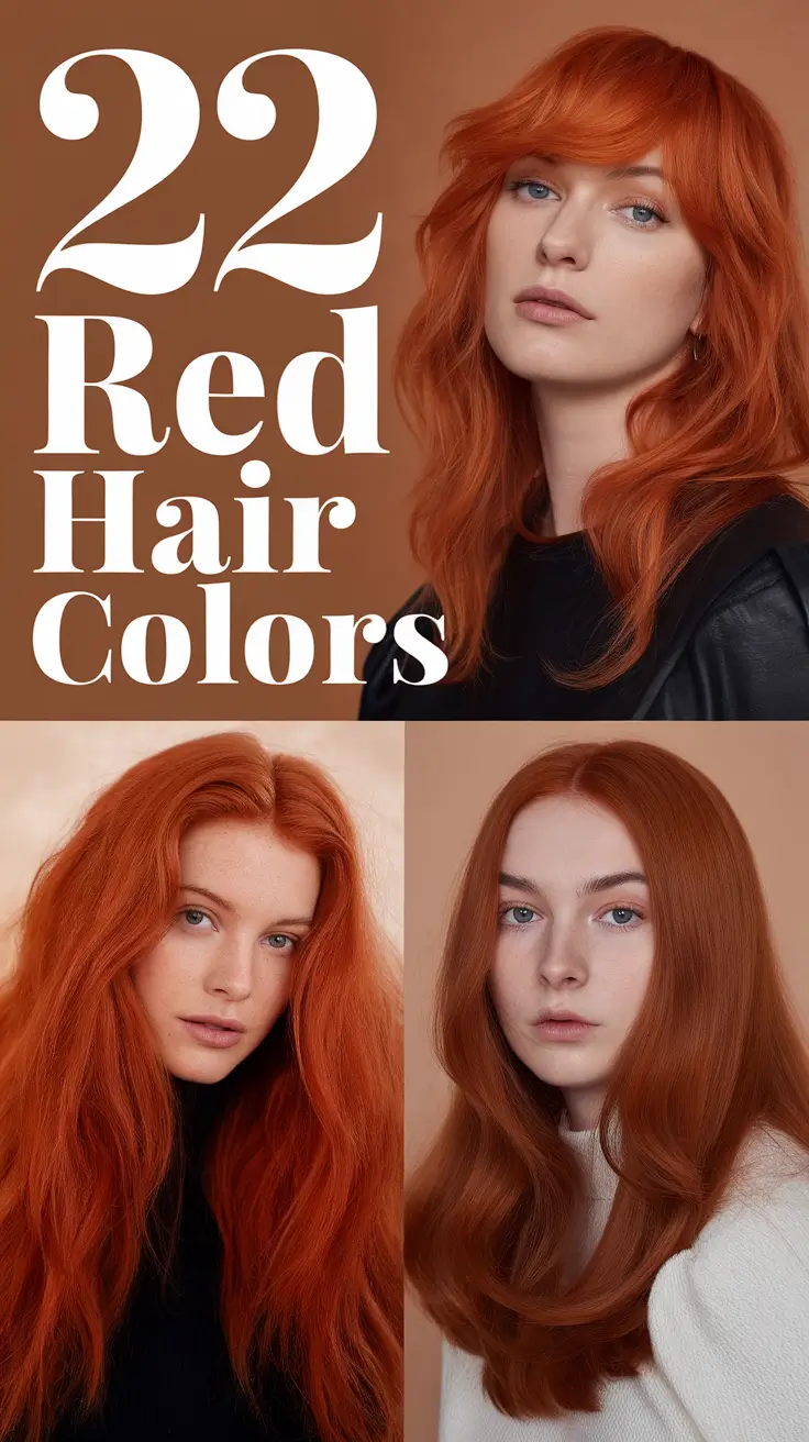 Red Hair Colors 2026: 22 Cherry-Toned Ideas That Will Rule the Year