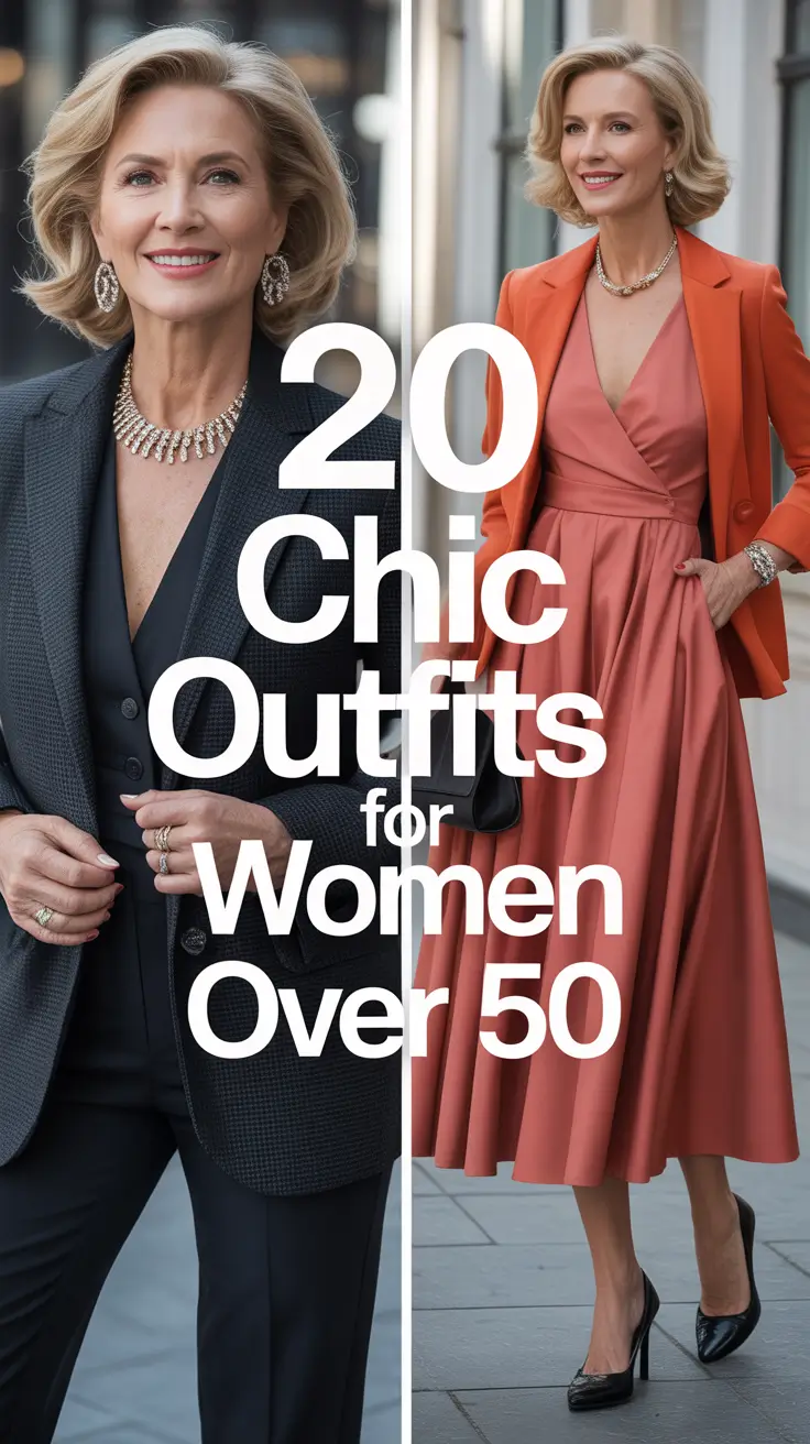 Chic Outfits for Women Over 50 in 2026: Classic and Modern Looks That Feel Effortless