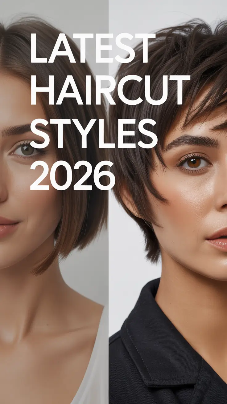 Latest Haircut Styles 2026: Modern Butterfly, Bob & Long Layered Ideas That Redefine Chic