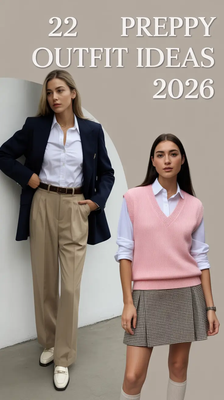 Preppy Outfit Ideas 2026: Cute, Trendy & Aesthetic Styles to Dress to Impress