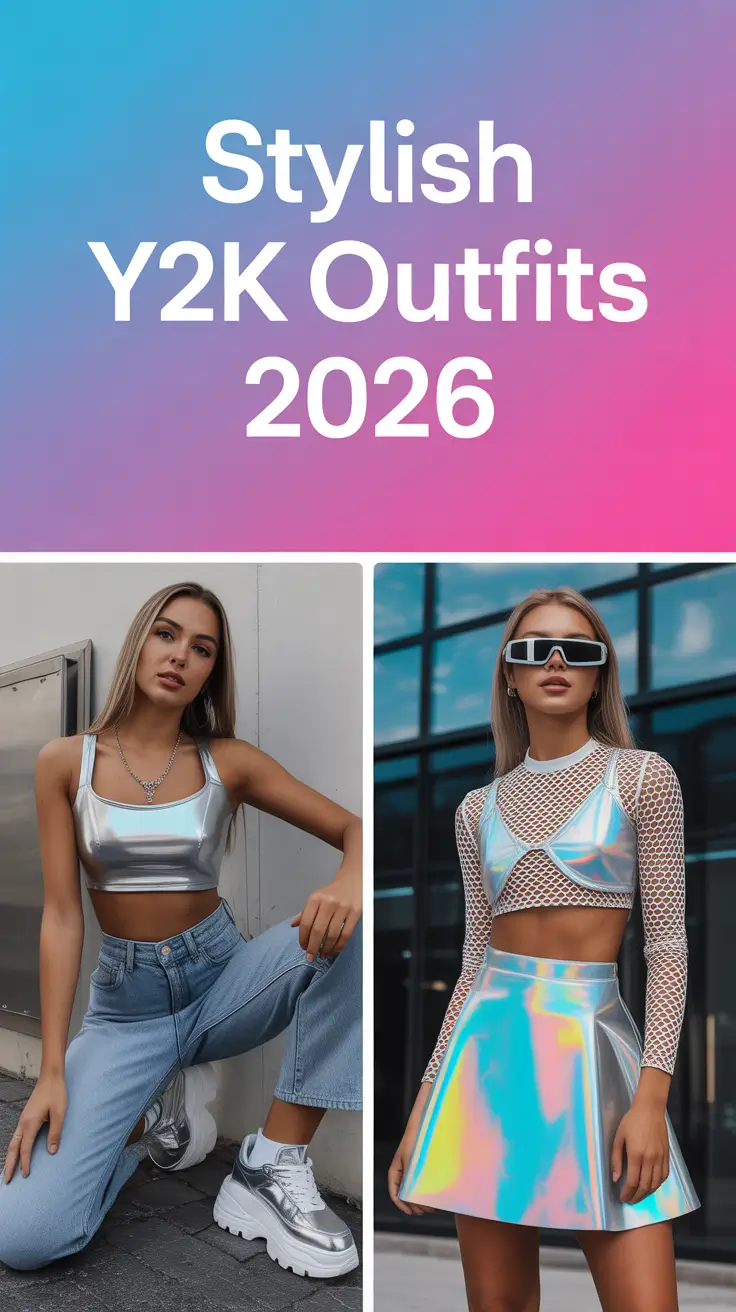 Stylish Y2K Outfits 2026: Real Street Styles Aesthetic & Iconic Fashion Ideas for Women