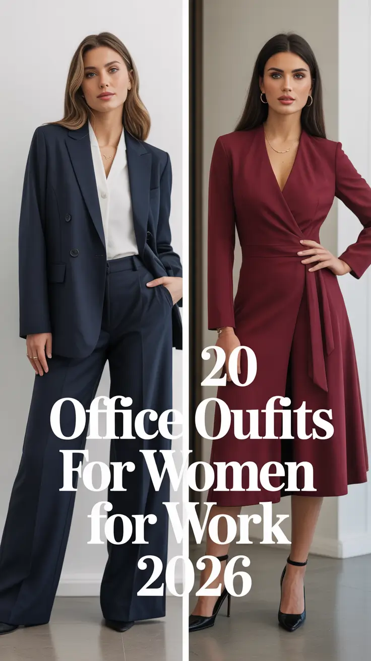 Office Outfits for Women for Work 2026: Chic, Comfy & Elegant Ideas for Every Season