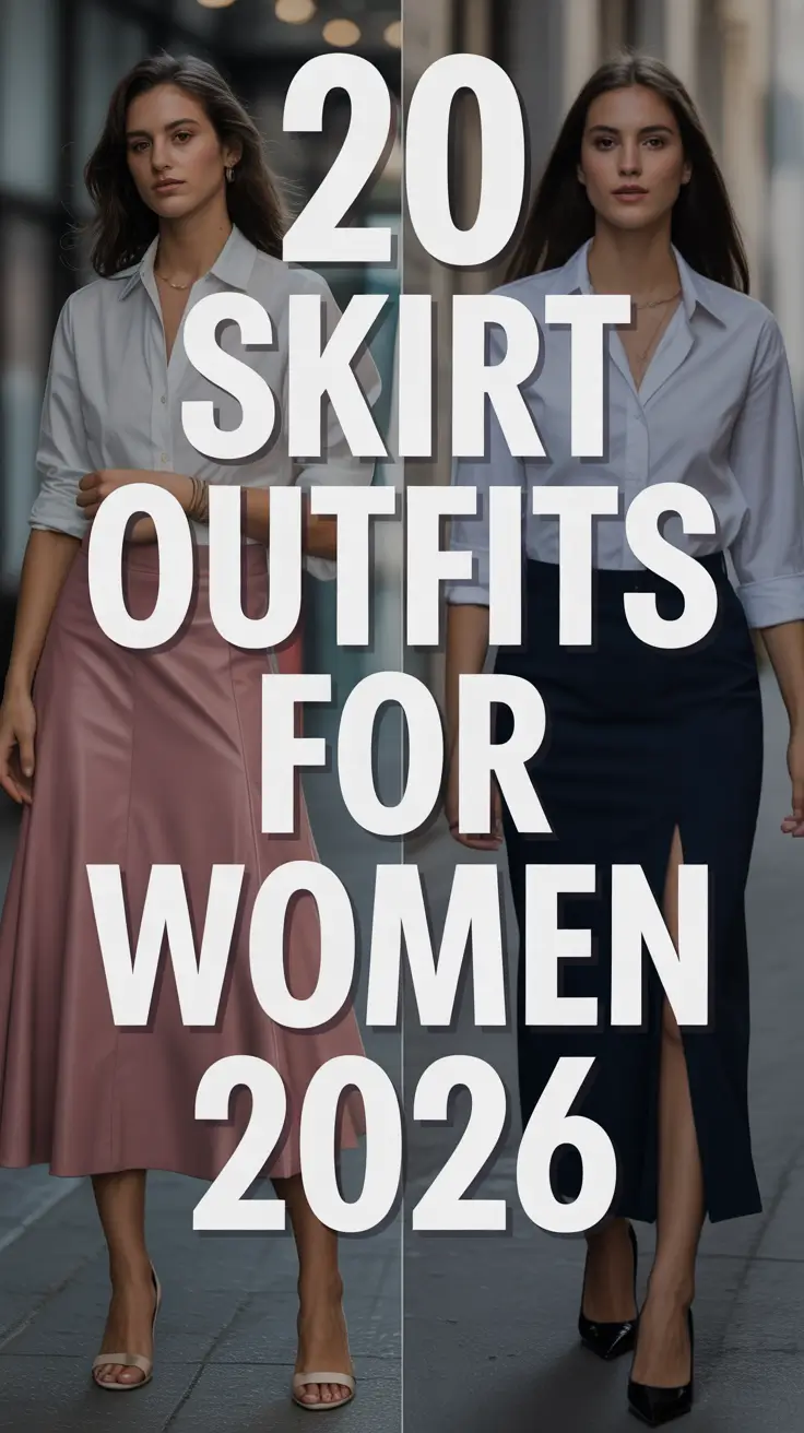 Skirt Outfits for Women 2026: Chic Long, White & Black Looks You’ll Love All Year