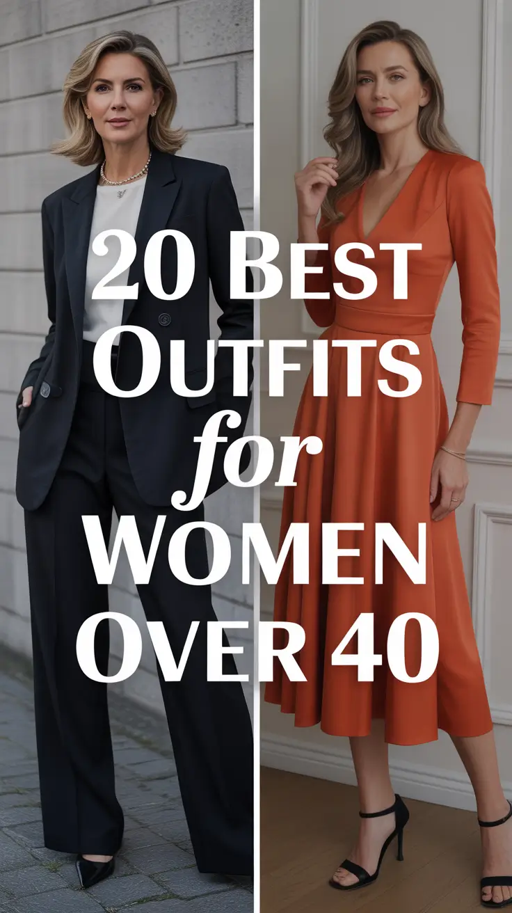 Best Outfits for Women Over 40 in 2026: Elegant, Casual Chic & Effortlessly Modern Looks