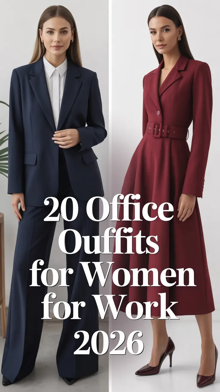 Office Outfits for Women for Work 2026: Chic, Comfy & Elegant Ideas for Every Season