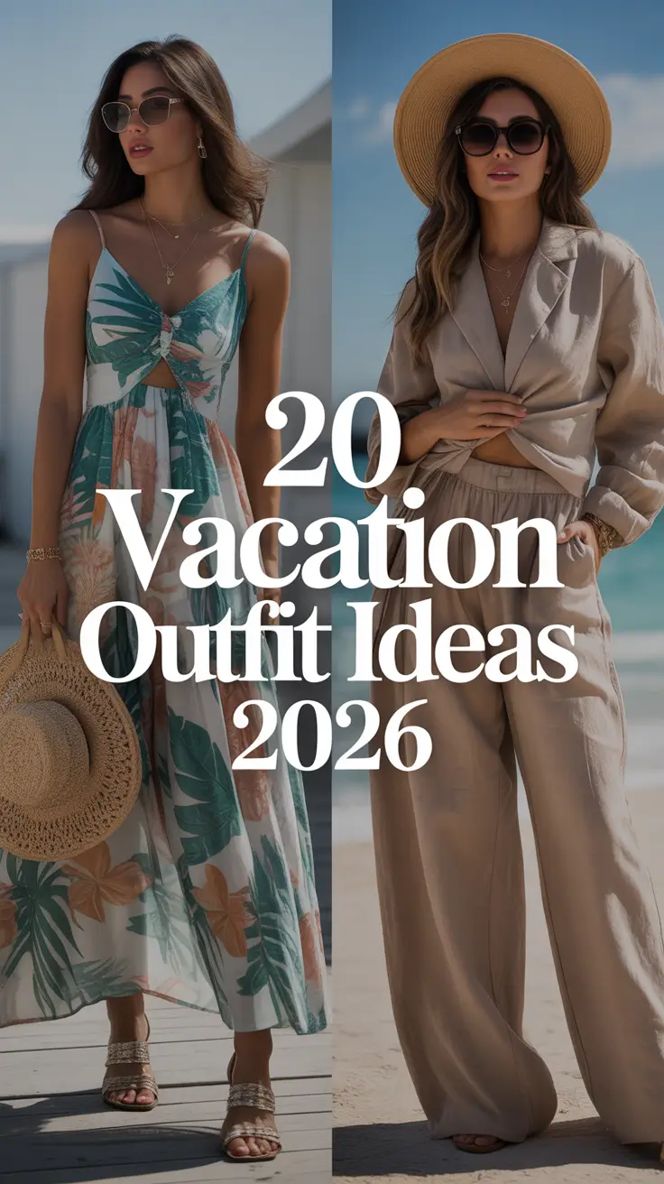 Vacation Outfit Ideas 2026: Classy & Tropical Looks to Inspire Your Next Escape