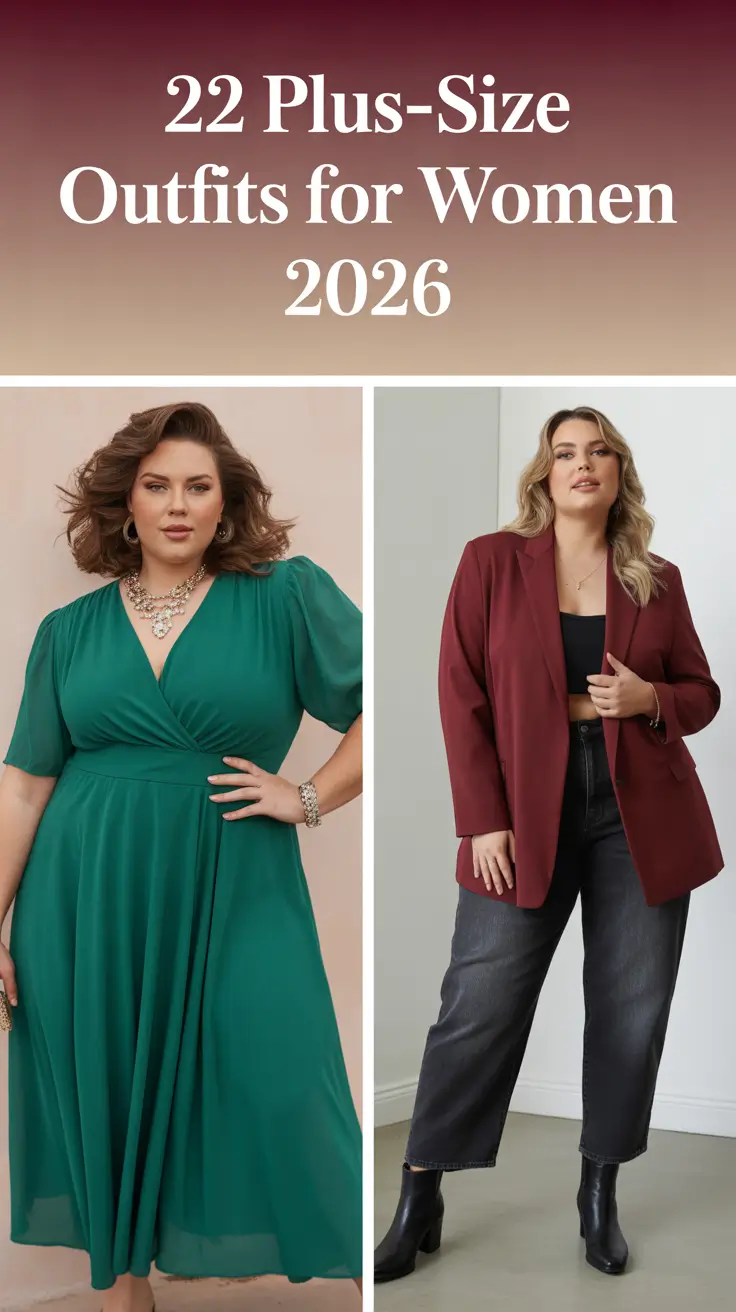 Plus-Size Outfits for Women 2026: Bold, Cute & Cozy Style Ideas for Every Season