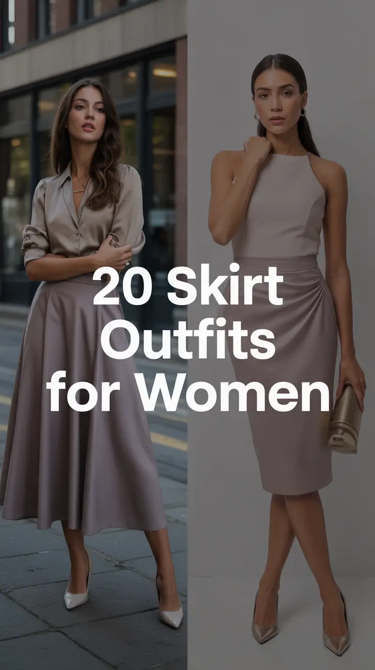 Skirt Outfits for Women 2026: Chic Long, White & Black Looks You’ll Love All Year