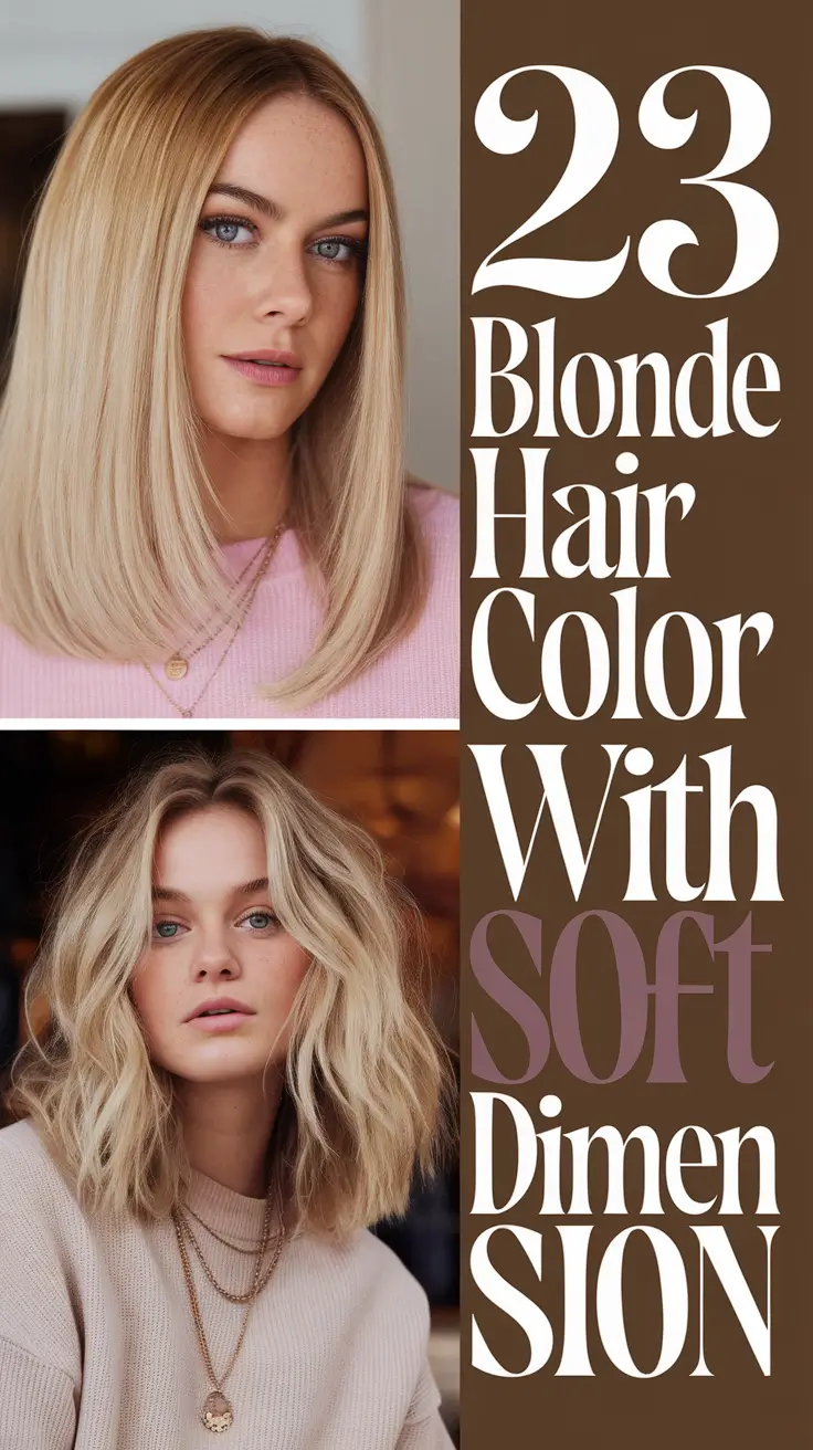 Blonde Hair Color 2026 with Soft Dimension: Golden and Natural Ideas for Every Season