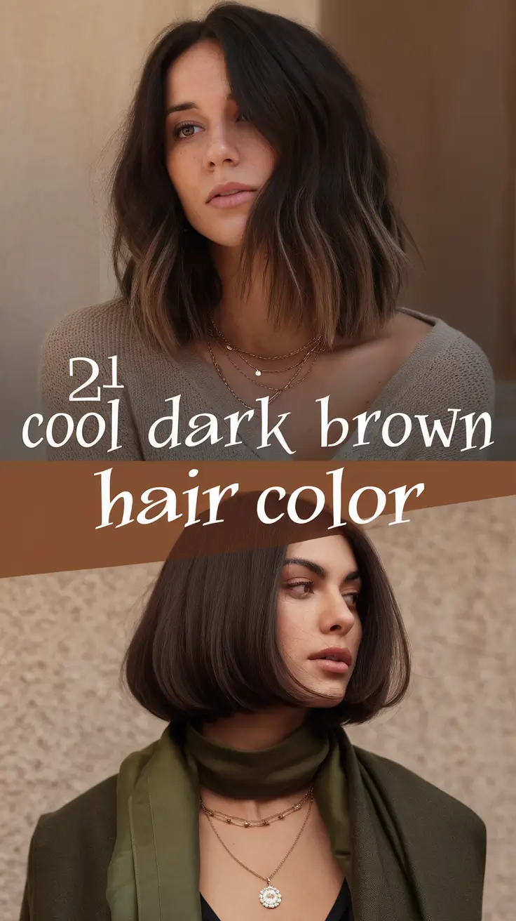 Cool Dark Brown Hair Color 2026: Rich, Chic & Modern Ideas for Brunettes
