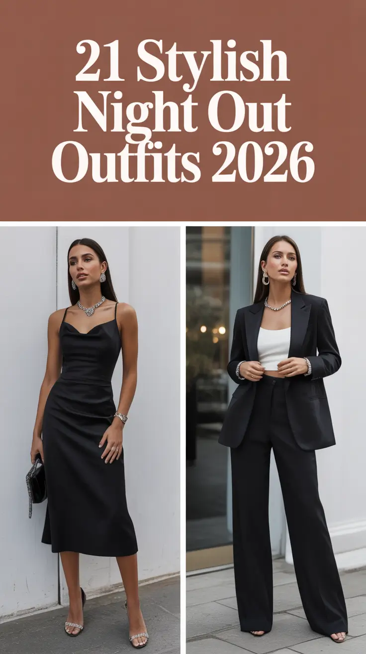 Stylish Night Out Outfits 2026: Chic, Classy & Cute Looks to Try This Year