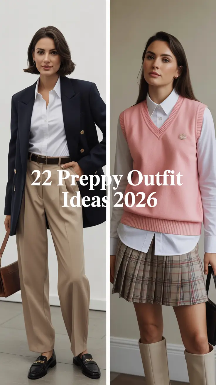 Preppy Outfit Ideas 2026: Cute, Trendy & Aesthetic Styles to Dress to Impress
