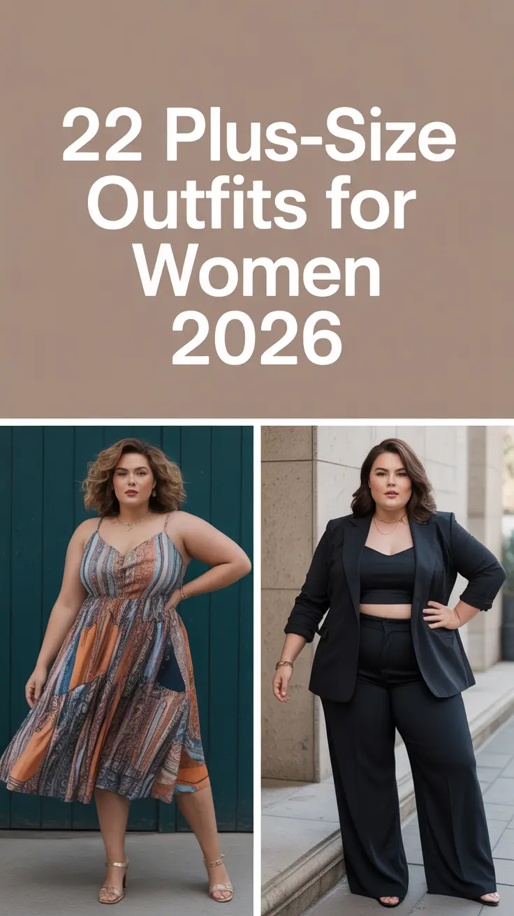 Plus-Size Outfits for Women 2026: Bold, Cute & Cozy Style Ideas for Every Season