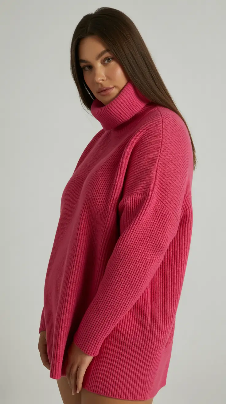 plus-size-outfits-for-women-2026 Pink Statement