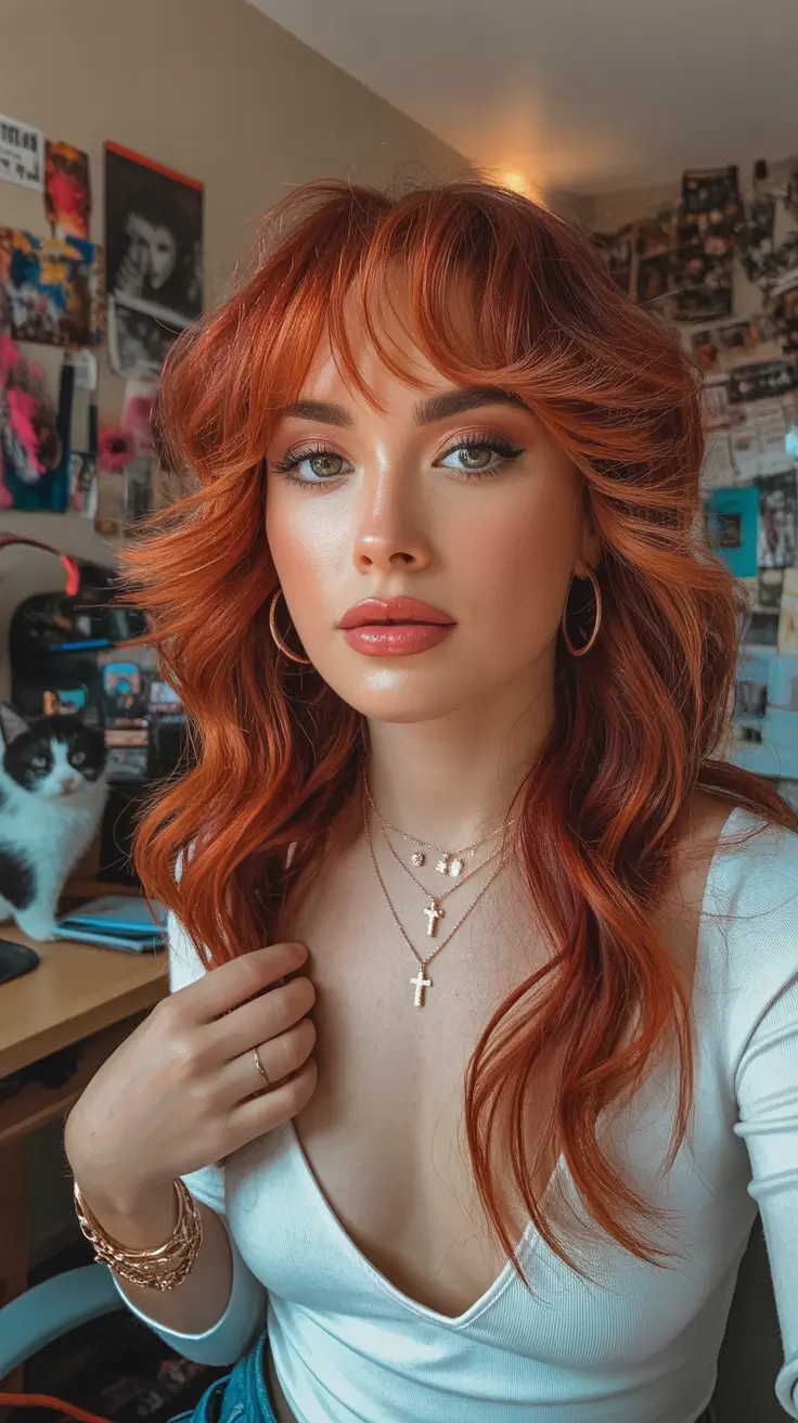 Red hair colors 2026 Cinnamon Crush Waves