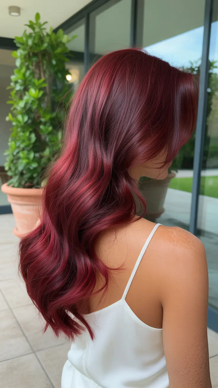 Red hair colors 2026 Merlot Dream Waves