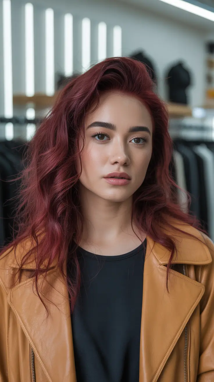 Red hair colors 2026 Rosewood Rebel Texture