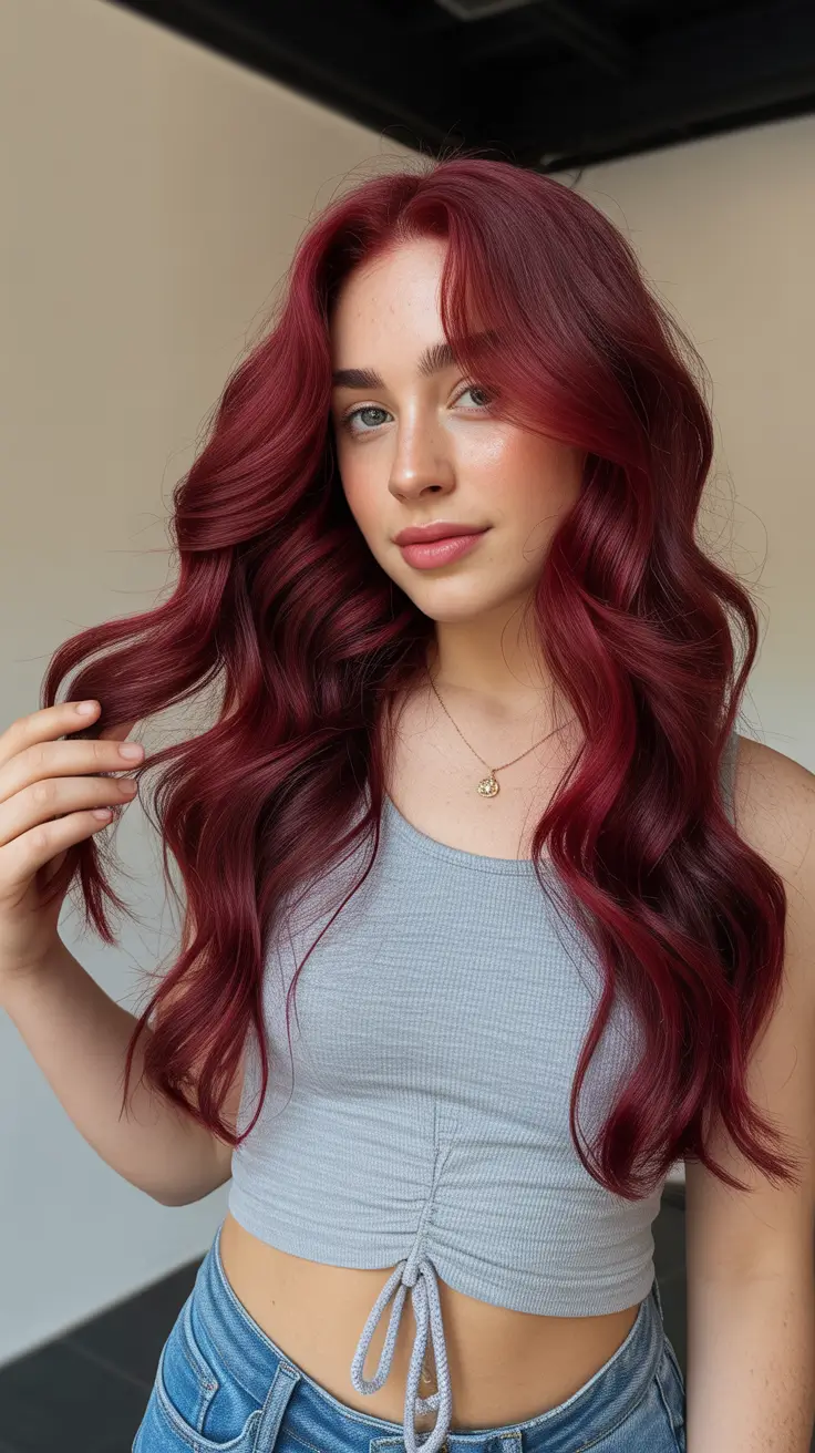 Red hair colors 2026 Raspberry Radiance