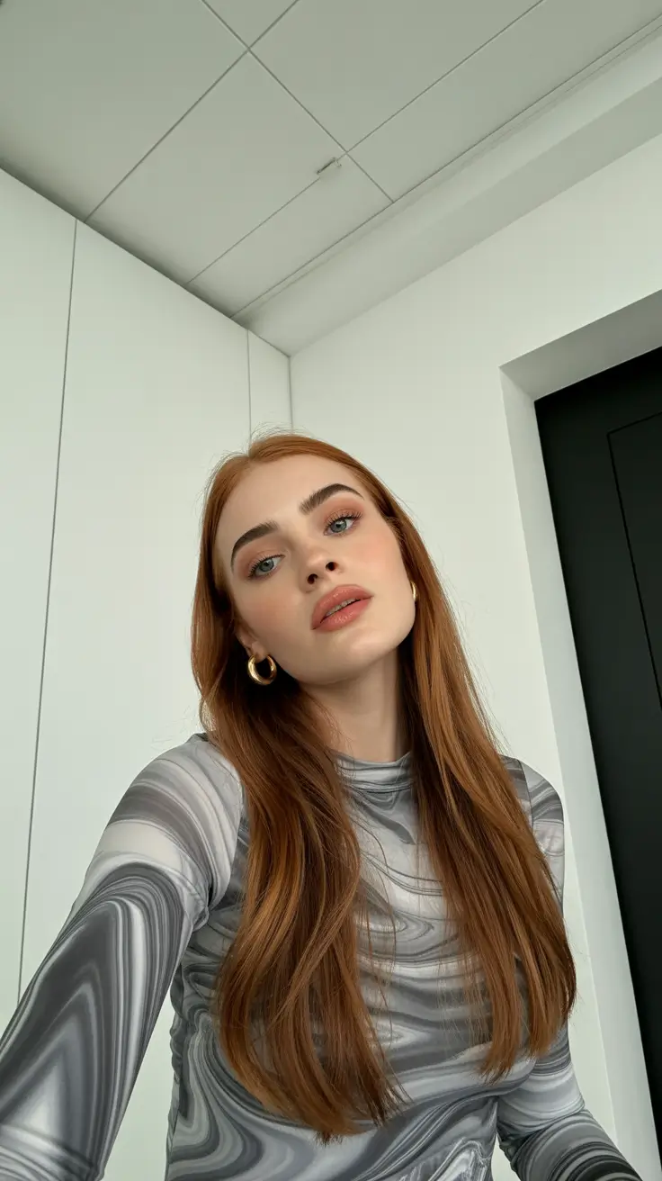 Rich caramel hair color 2026 Warm Cinnamon Flow