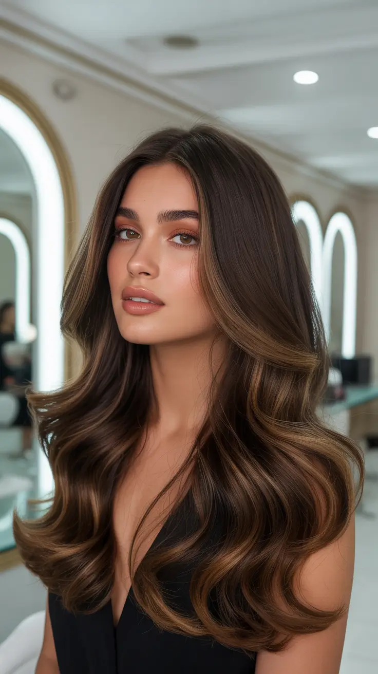 Rich caramel hair color 2026 Velvet Roast Layers