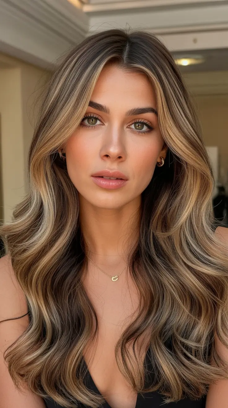 Rich caramel hair color 2026 Golden Mocha Veil