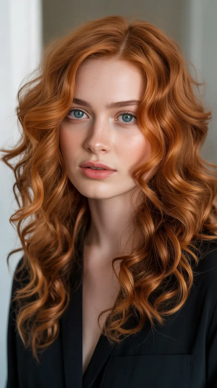 Soft hair color ideas to look younger 2026 Soft Copper Curls