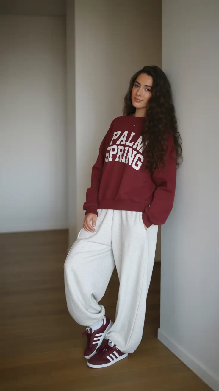 Stylish y2k outfits 2026 Cozy College Core