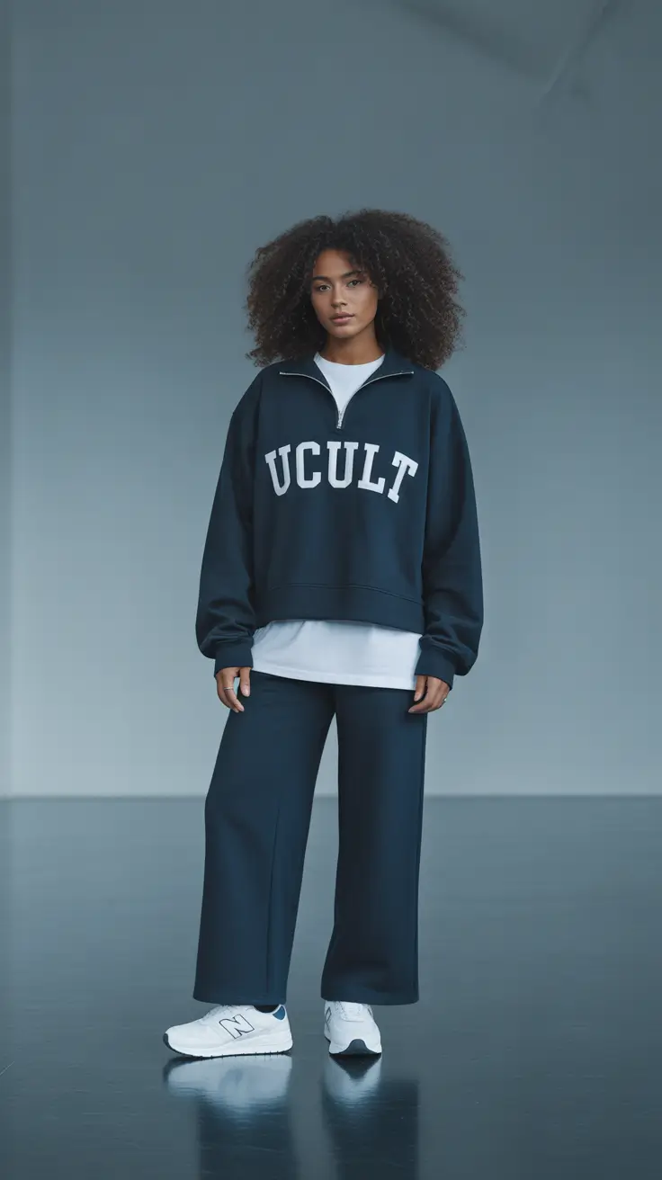 sweatpants outfits for women 2026 Campus Cool