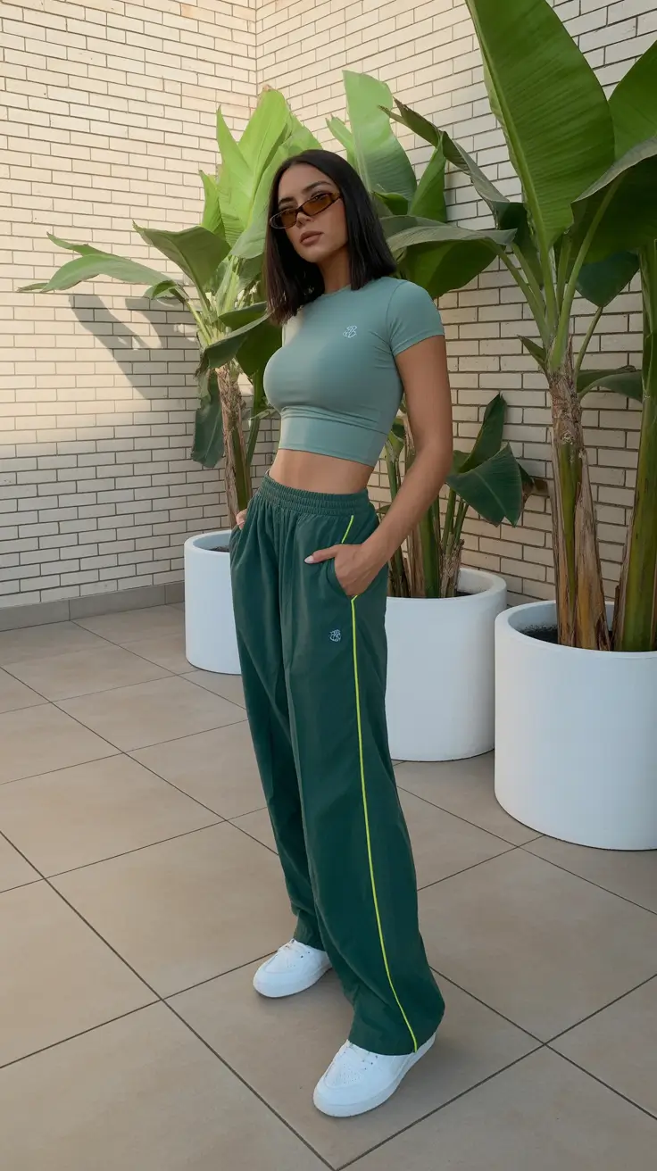 sweatpants outfits for women 2026 Palm Garden Vibes