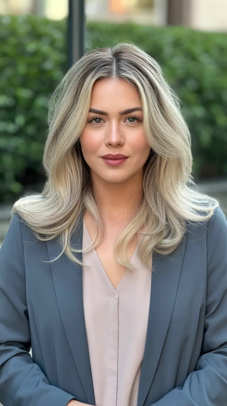 Top hair color trends 2026 Frosted Beige Blonde