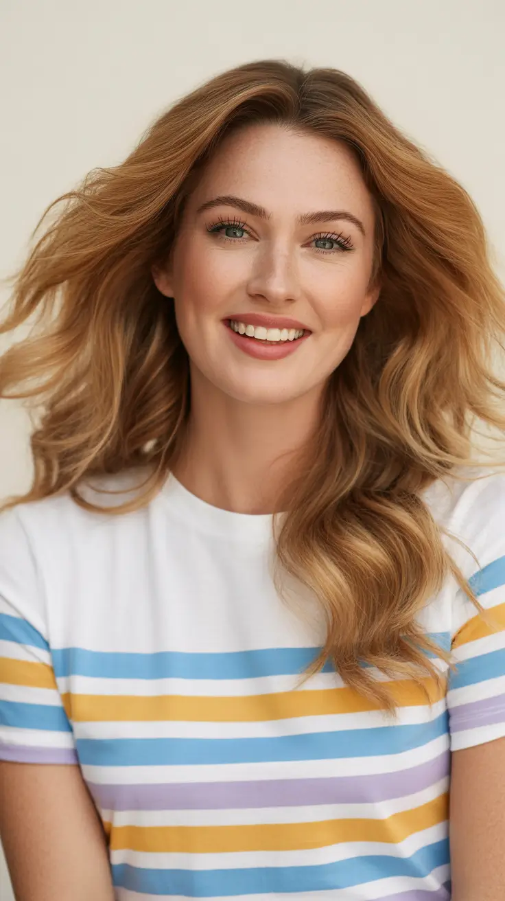 Top hair color trends 2026 Amber Glow Blonde