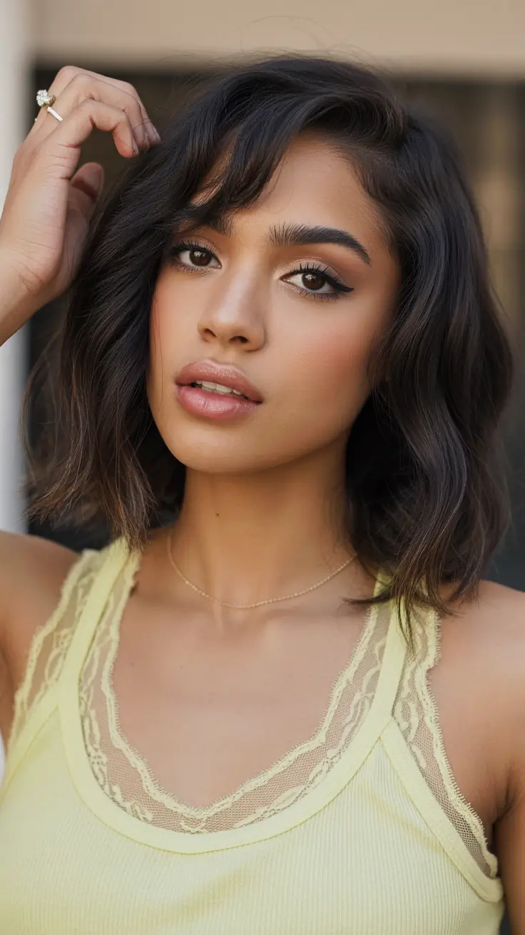 Top hair color trends 2026 Soft Mocha Bob