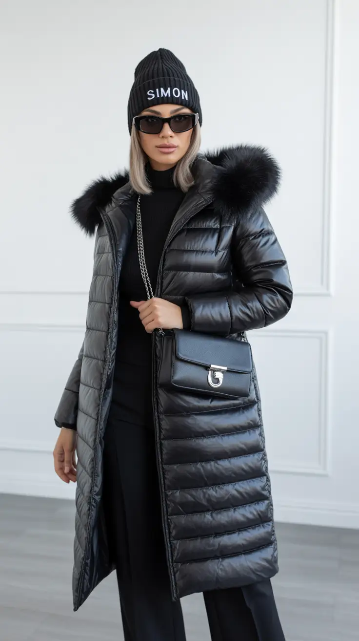 Trendy everyday outfits 2026 Monochrome Luxe Winter