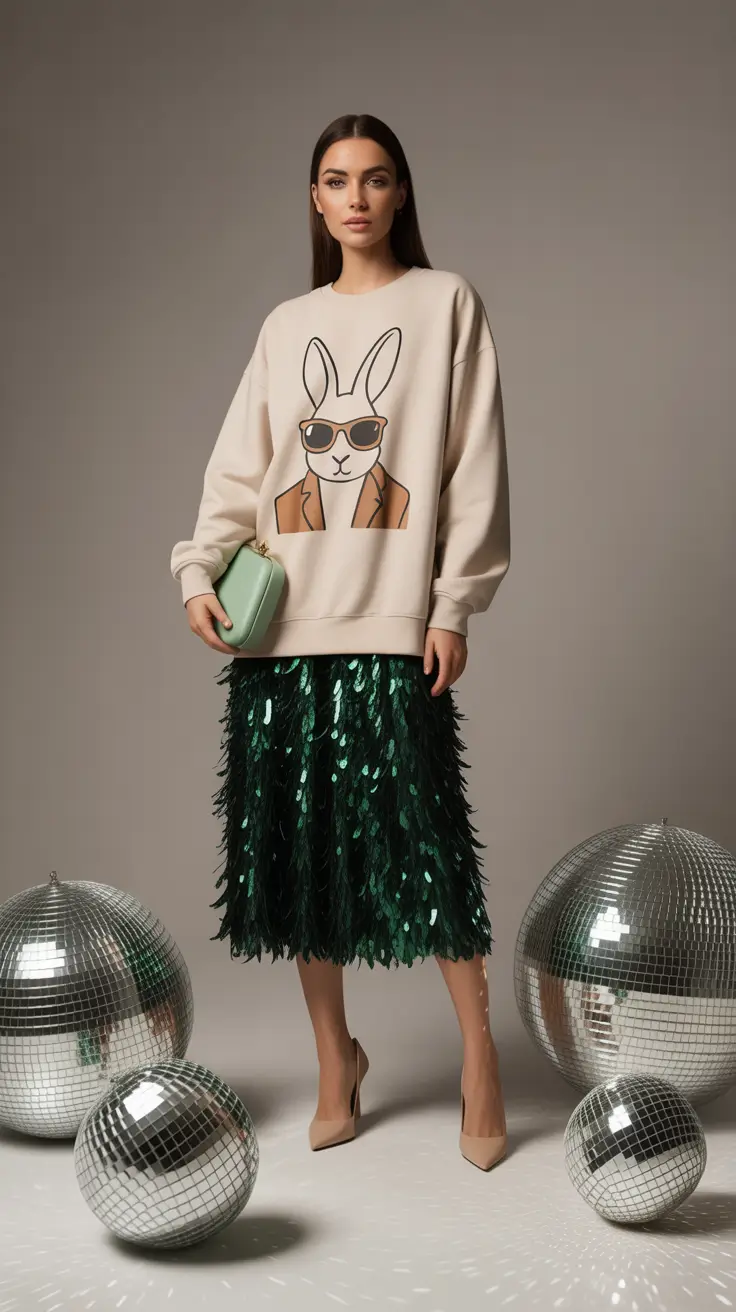 Trendy everyday outfits 2026 Playful Glamour