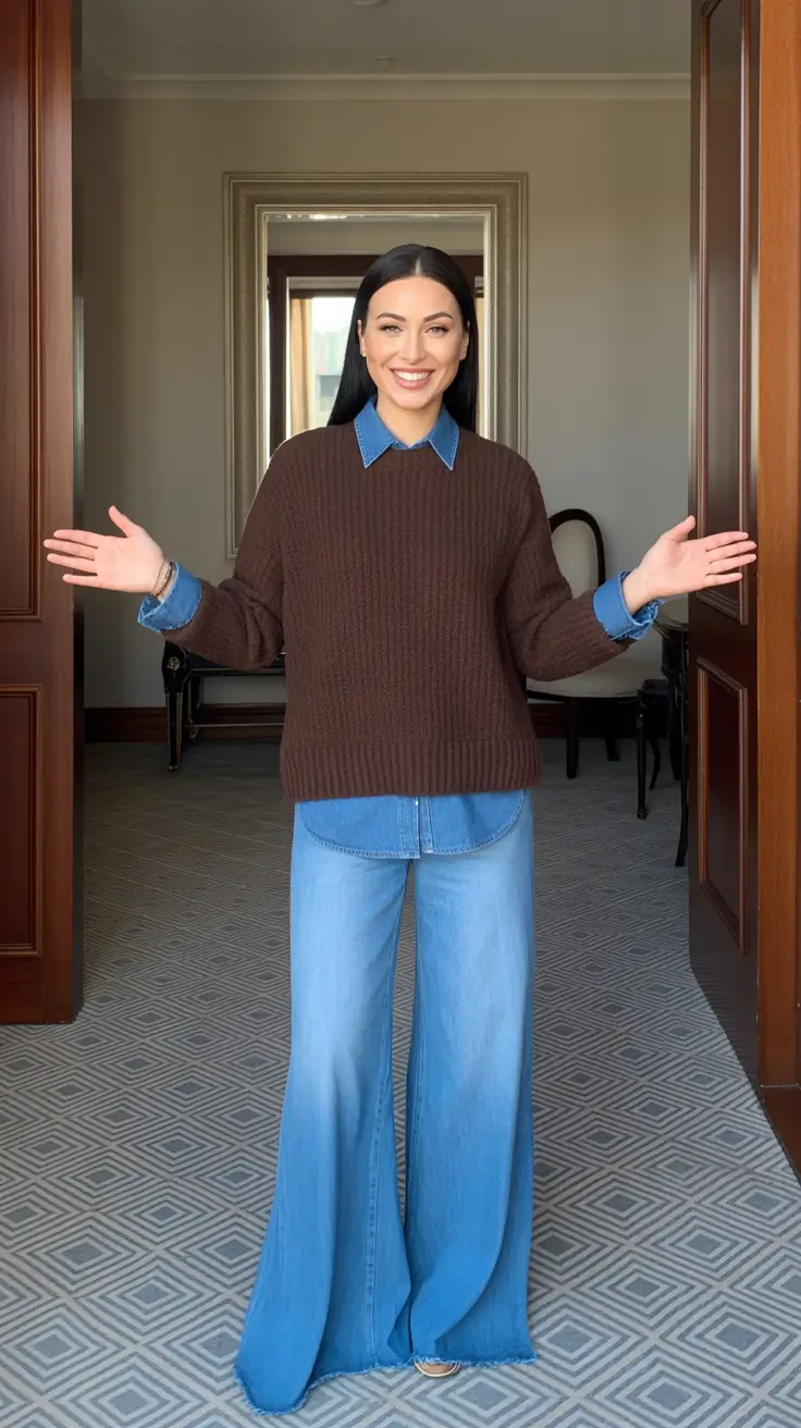 Trendy everyday outfits 2026 Denim Duo Revival